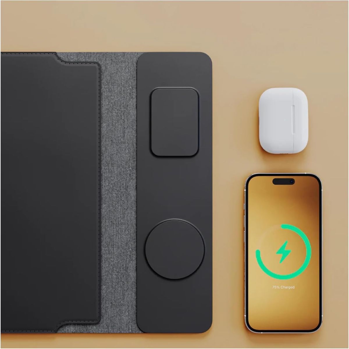 4 in 1 Wireless Charging Laptop Sleeve with Built - in Fast Charger - GulfGadgets
