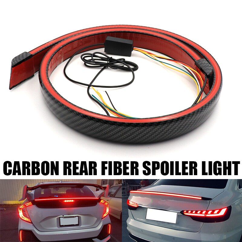 LED Spoiler Rear Lip Kit – Universal Car Aerodynamic & Sporty Upgrade - GulfGadgets