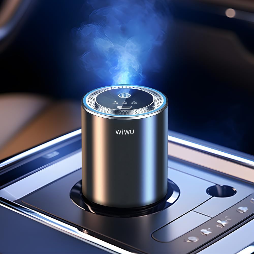 Smart Car Fragrance Diffuser with LED Light – Aromatherapy & Air Freshener - GulfGadgets