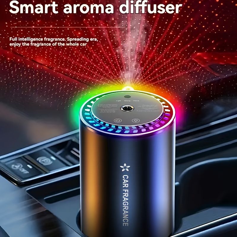 Smart Car Fragrance Diffuser with LED Light – Aromatherapy & Air Freshener - GulfGadgets
