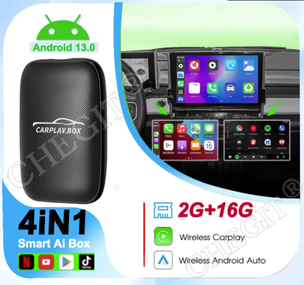Wireless CarPlay Box – Plug & Play Apple CarPlay & Android Auto Adapter - GulfGadgets