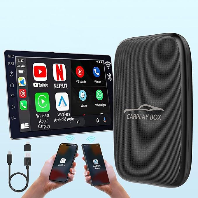 Wireless CarPlay Box – Plug & Play Apple CarPlay & Android Auto Adapter - GulfGadgets