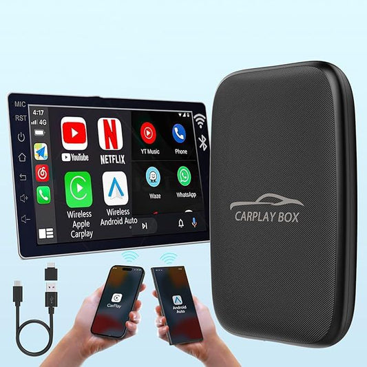 Wireless CarPlay Box – Plug & Play Apple CarPlay & Android Auto Adapter - GulfGadgets